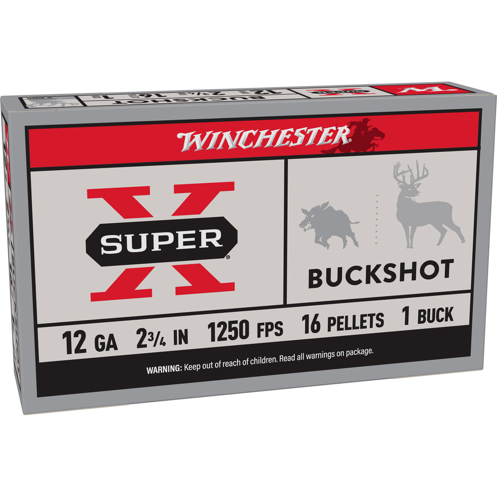 Winchester Ammunition Super-X Power Point 12 Gauge 2.75-Inch 1 Buckshot