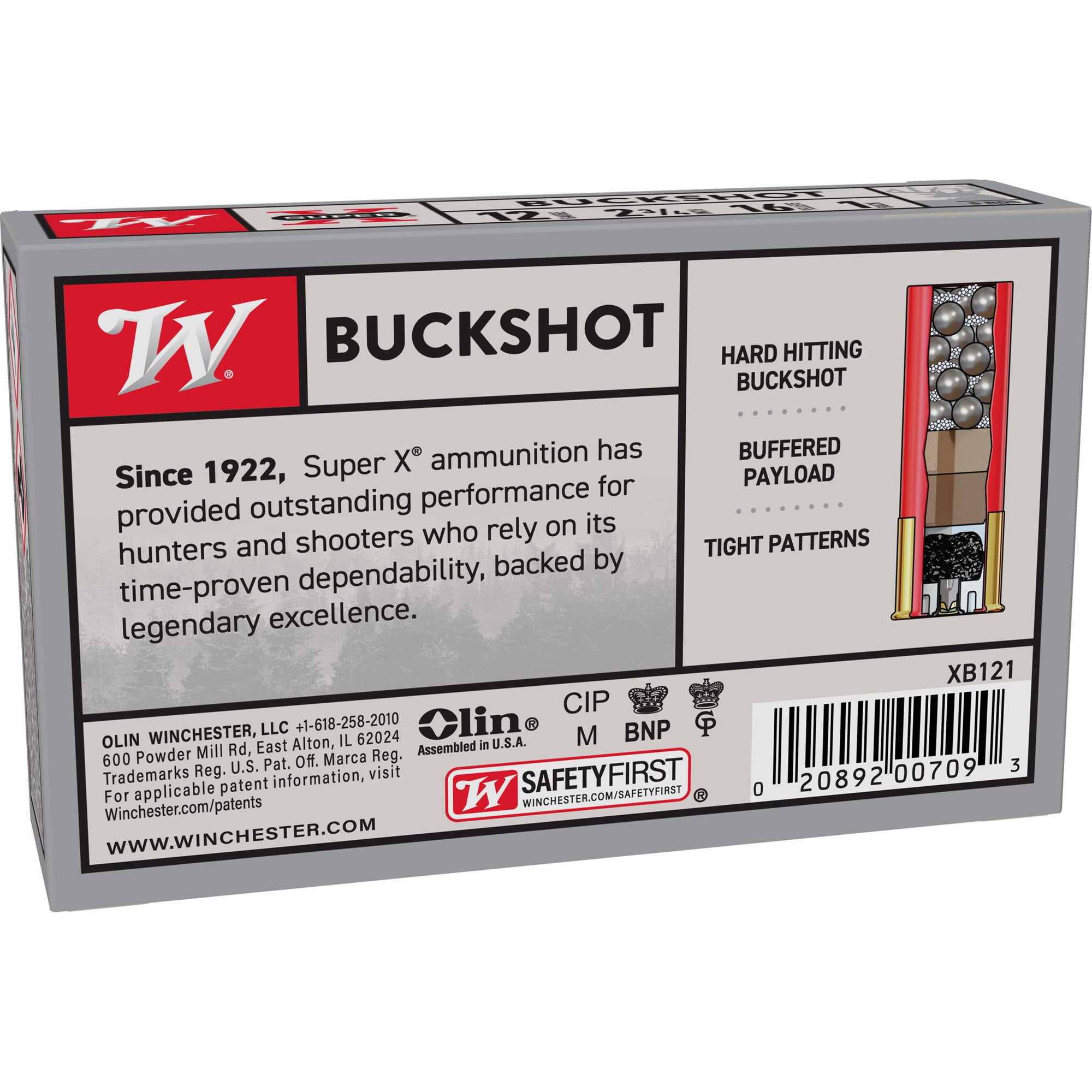 Winchester Ammunition Super-X Power Point 12 Gauge 2.75-Inch 1 Buckshot