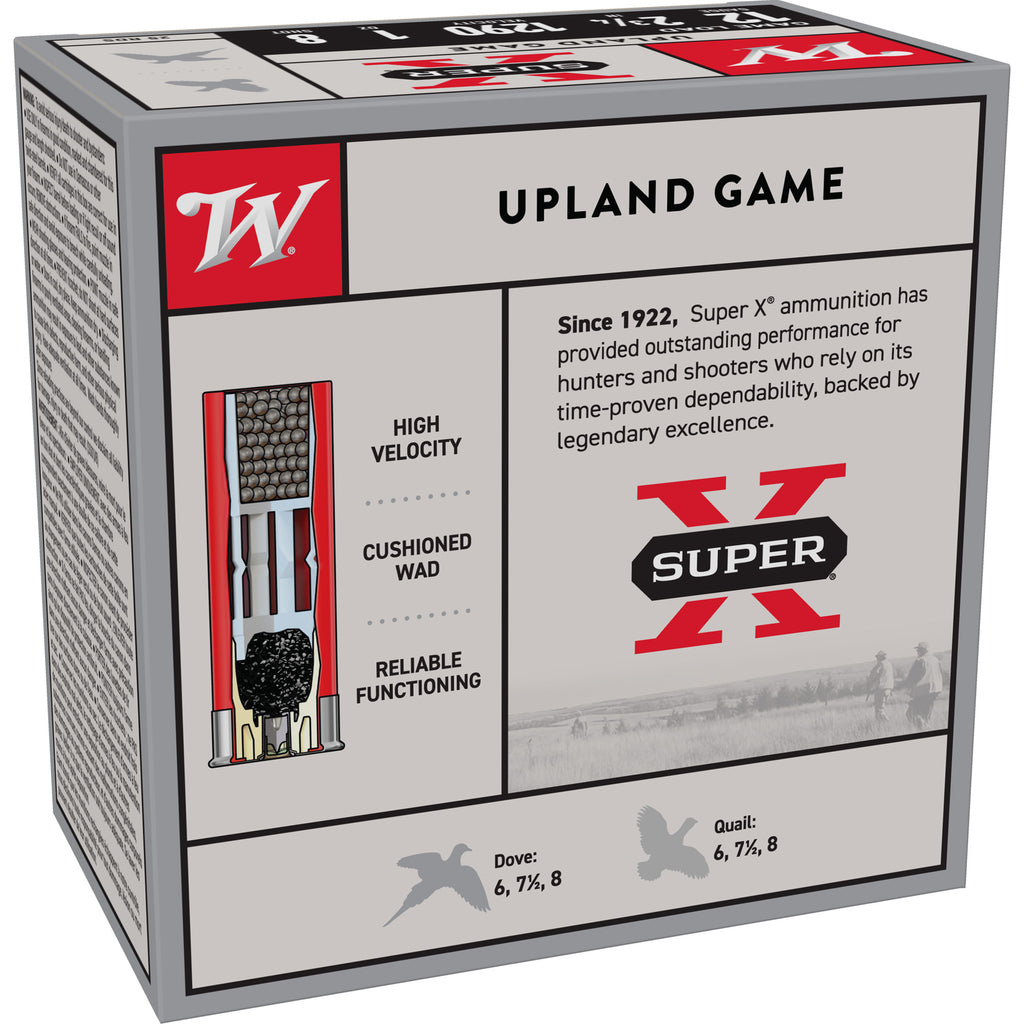 Winchester Ammunition Power Point 12 Gauge #8 Shotshells – 1 oz, 25 Rounds per Box