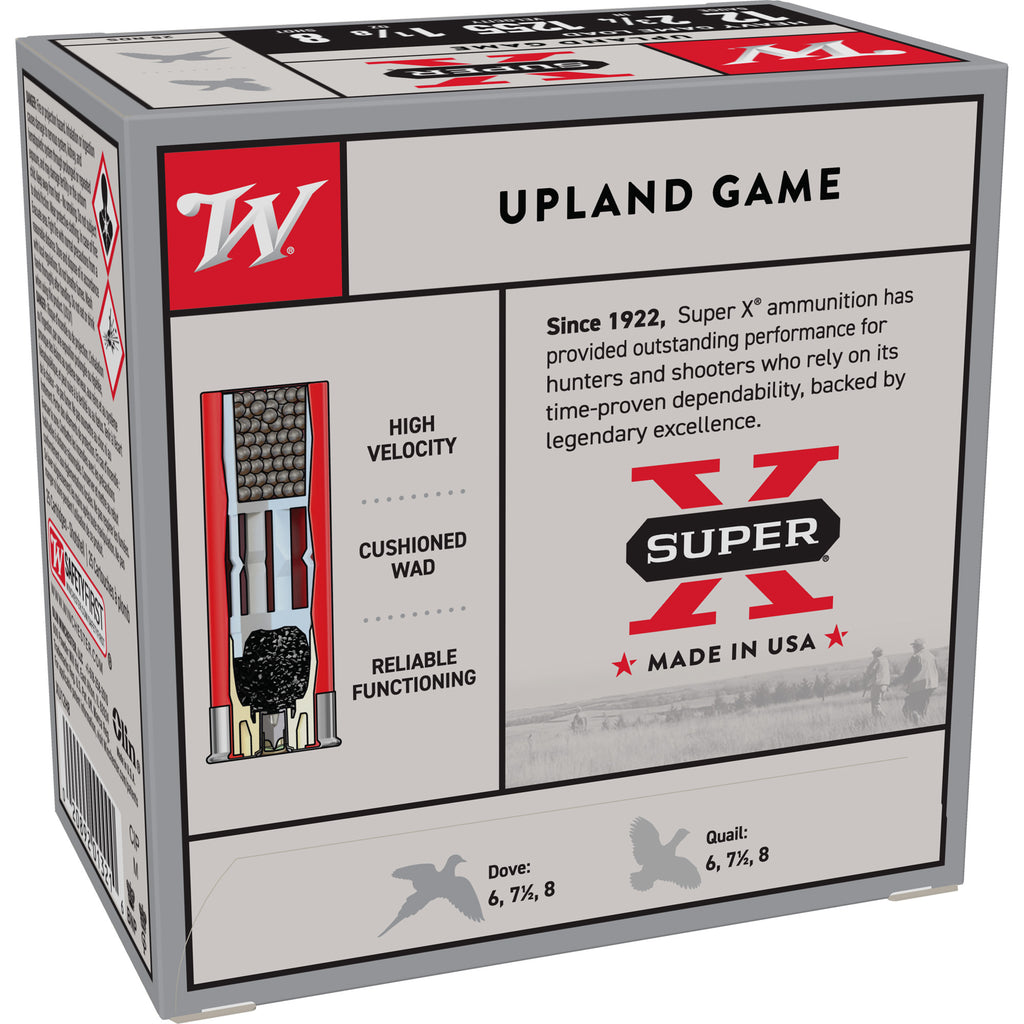 Winchester Ammunition Power Point 12 Gauge Shotshells, 1 1/8 oz #8 - 25 Rounds per Box