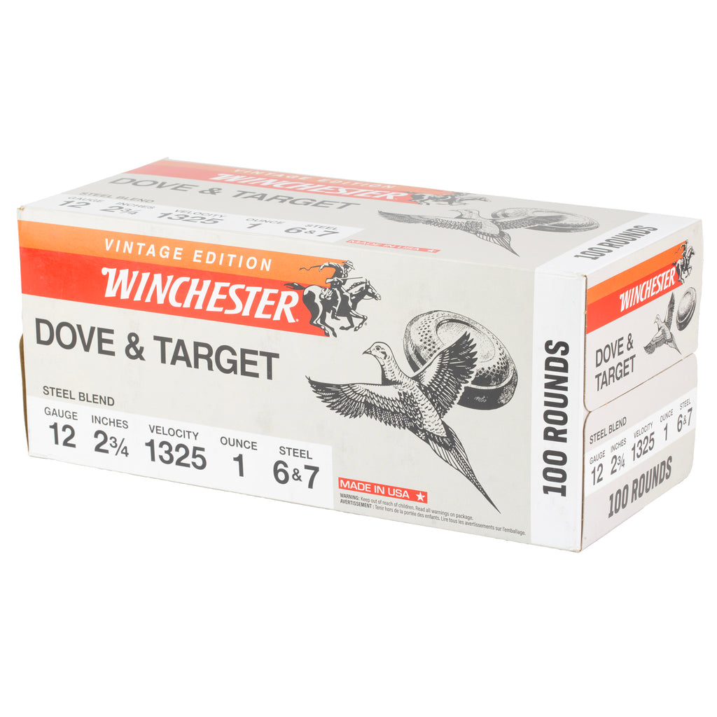 Winchester Ammunition Super-X Steel 12 Gauge 2.75 Inch #6 and #7 Shot - 1 oz, 100 Rounds per Box