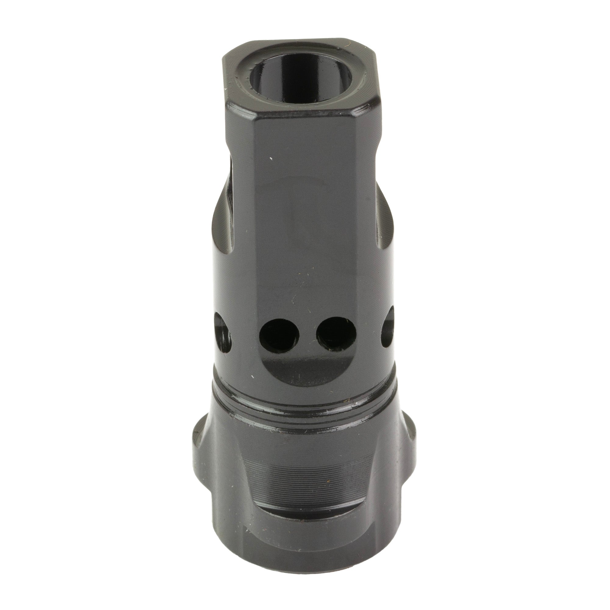Breek Arms Echo Single-Port Breek-Lok 3QD 30 Caliber Muzzle Brake - Black