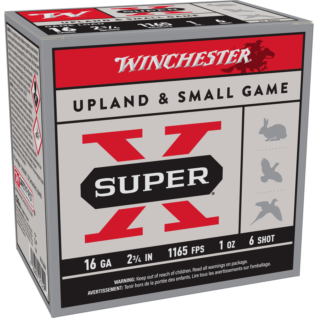 Winchester Ammunition Power Point 16 Gauge Shotshells, 1 oz, #6 shot, 25 rounds per box