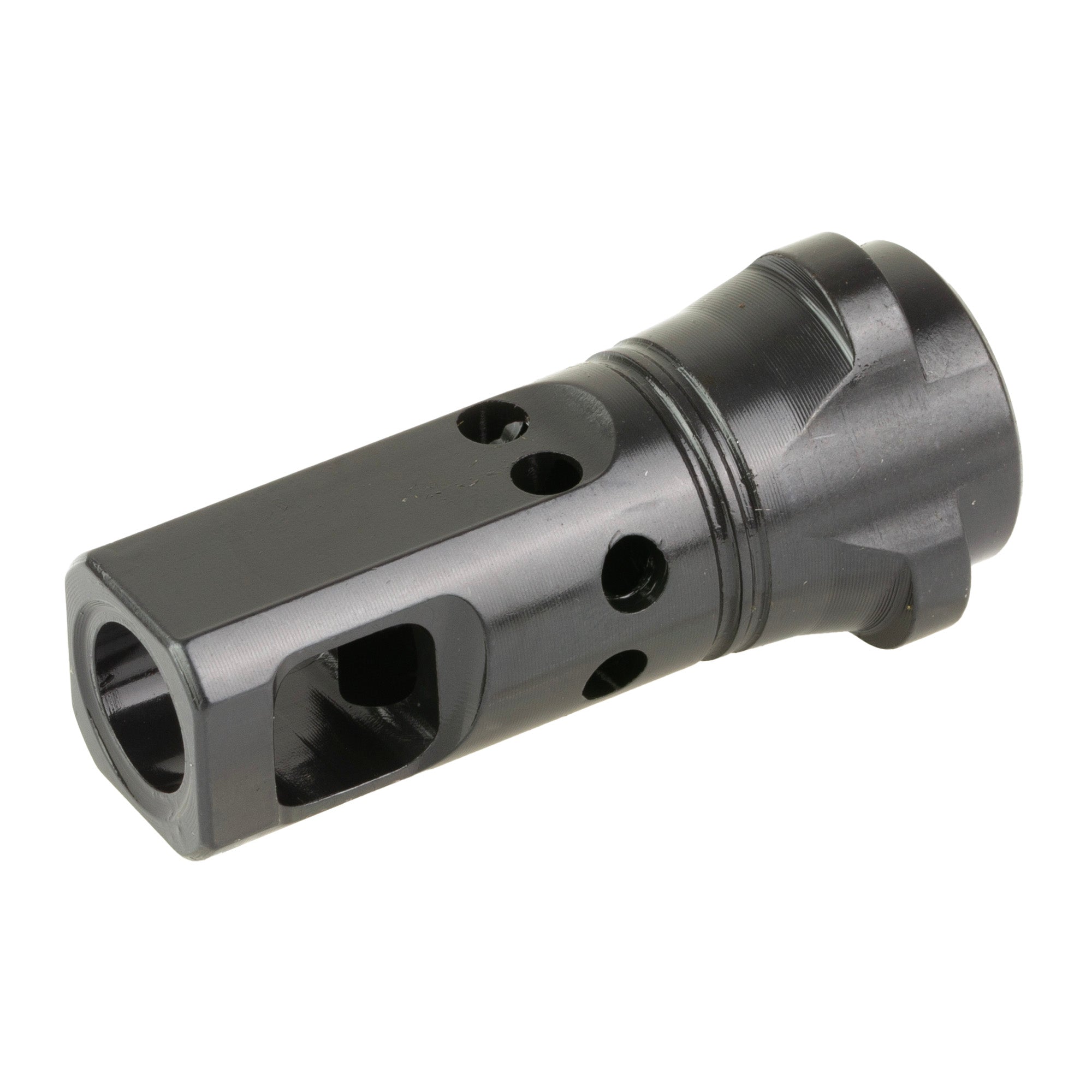 Breek Arms Echo Single-Port Breek-Lok 3QD 30 Caliber Muzzle Brake - Black