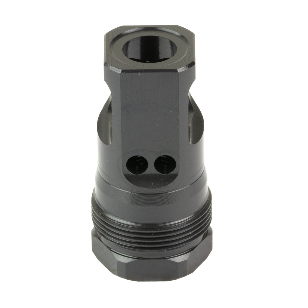 Breek Arms Plan B Echo Single-Port 9mm Muzzle Brake - Compact Black Design for Reduced Recoil and Muzzle Rise