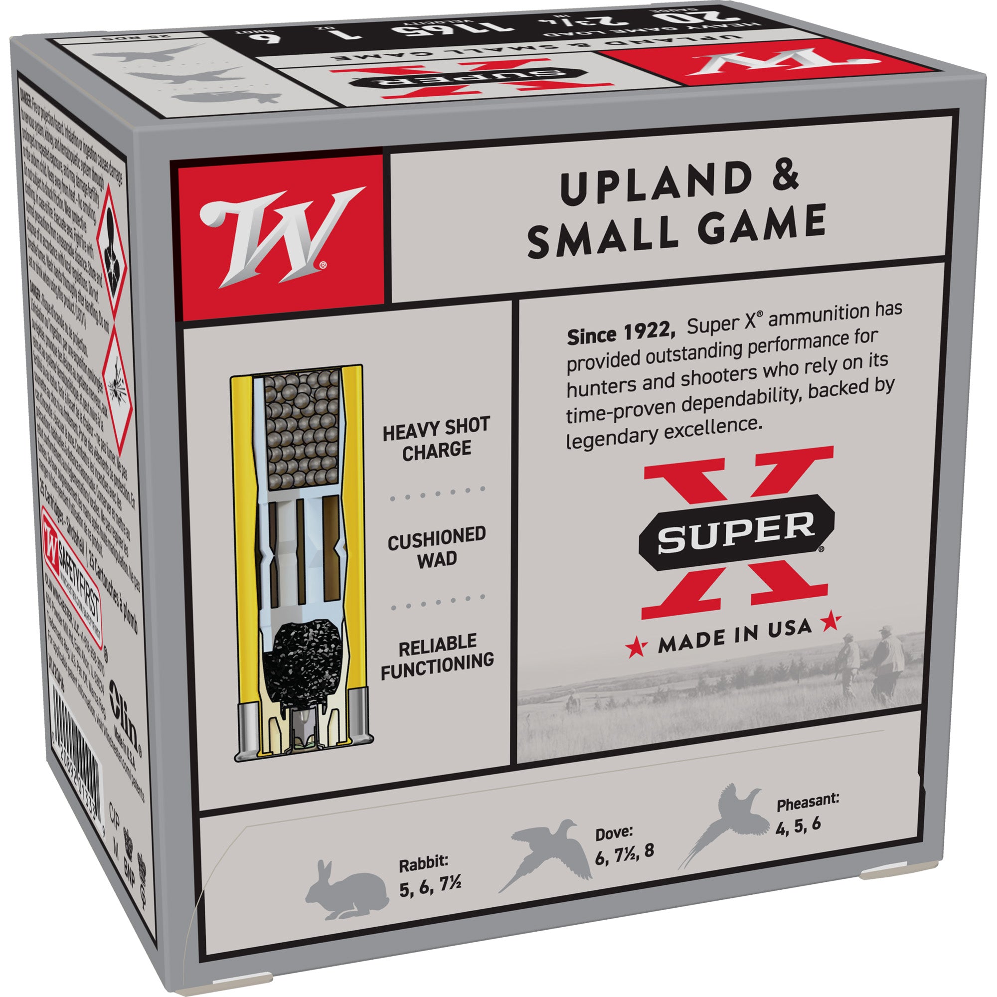 Winchester Ammunition Power Point 20 Gauge 2.75-inch #6 Shotshells, 1 oz, Box of 25