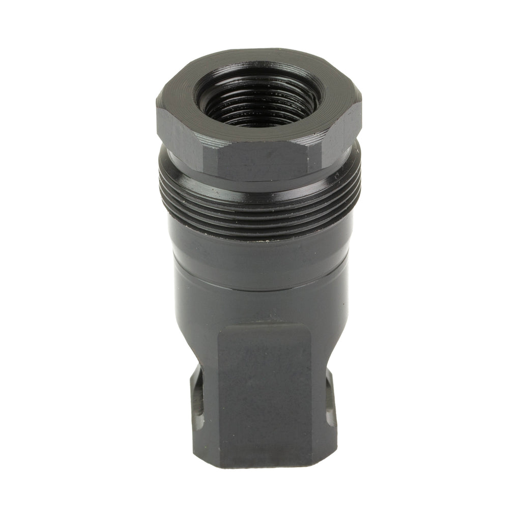 Breek Arms Plan B Echo Single-Port 9mm Muzzle Brake - Compact Black Design for Reduced Recoil and Muzzle Rise