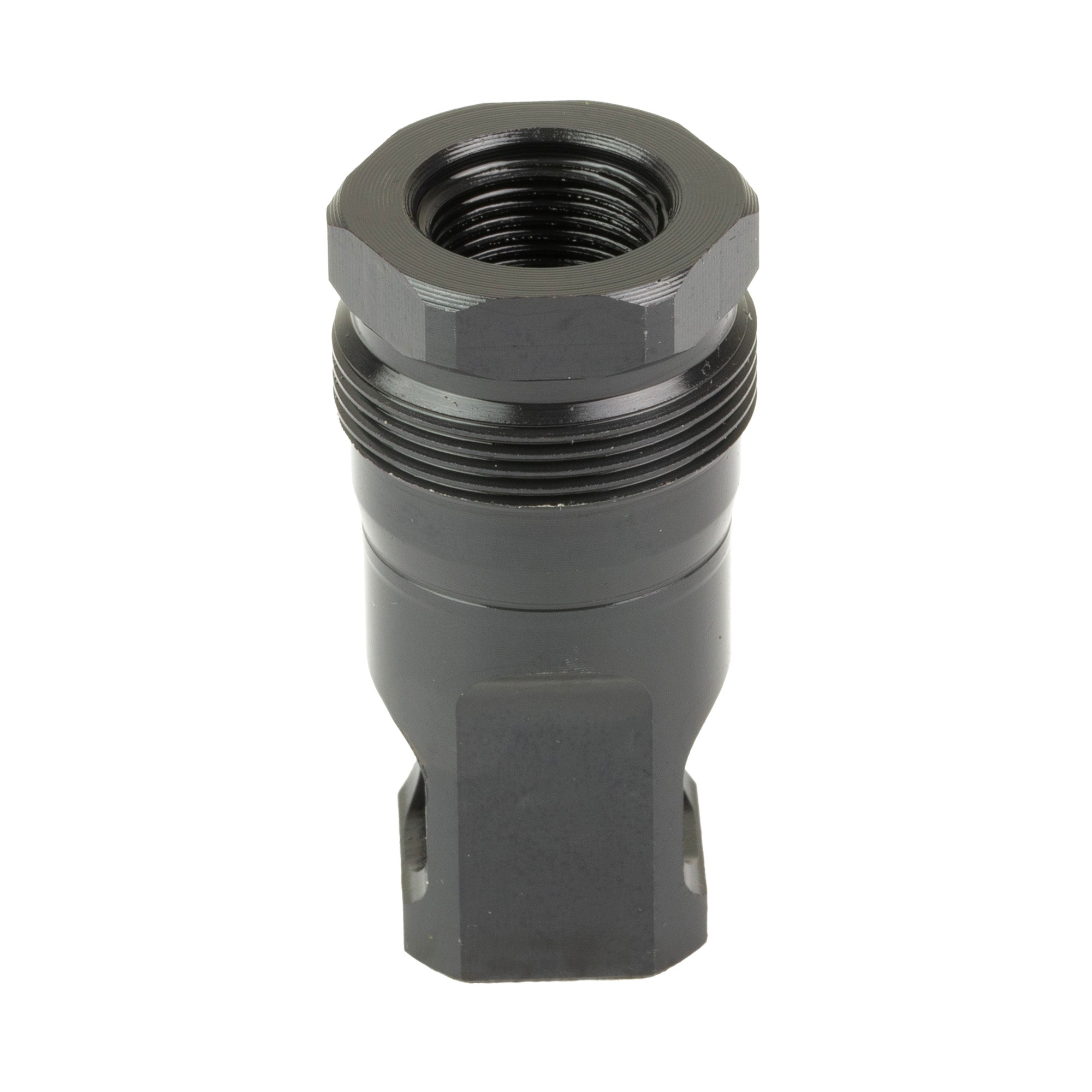Breek Arms Plan B Echo Single-Port 9mm Muzzle Brake - Compact Black Design for Reduced Recoil and Muzzle Rise