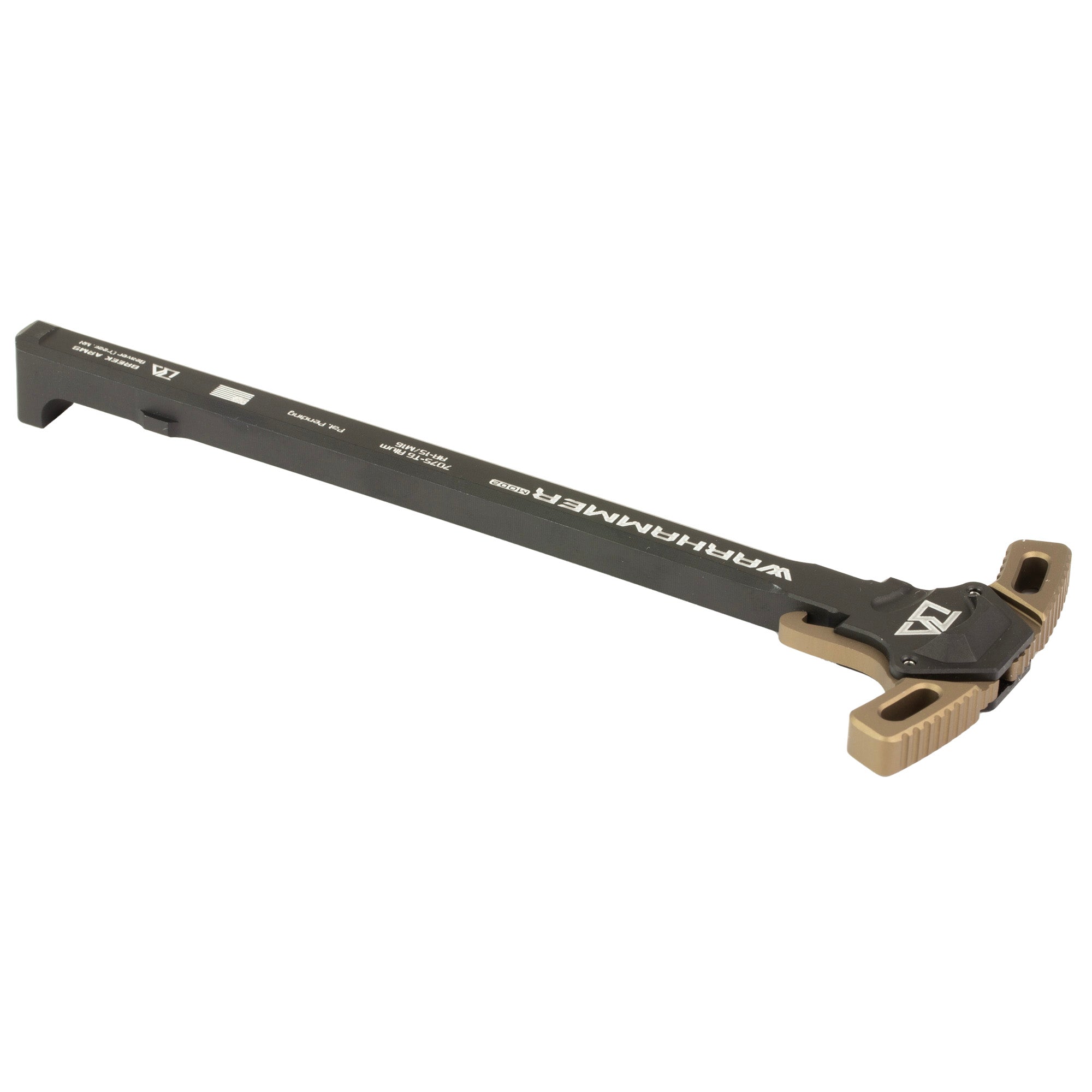 Breek Arms Warhammer Micro Mod2 Ambi Charging Handle in Flat Dark Earth for AR-15