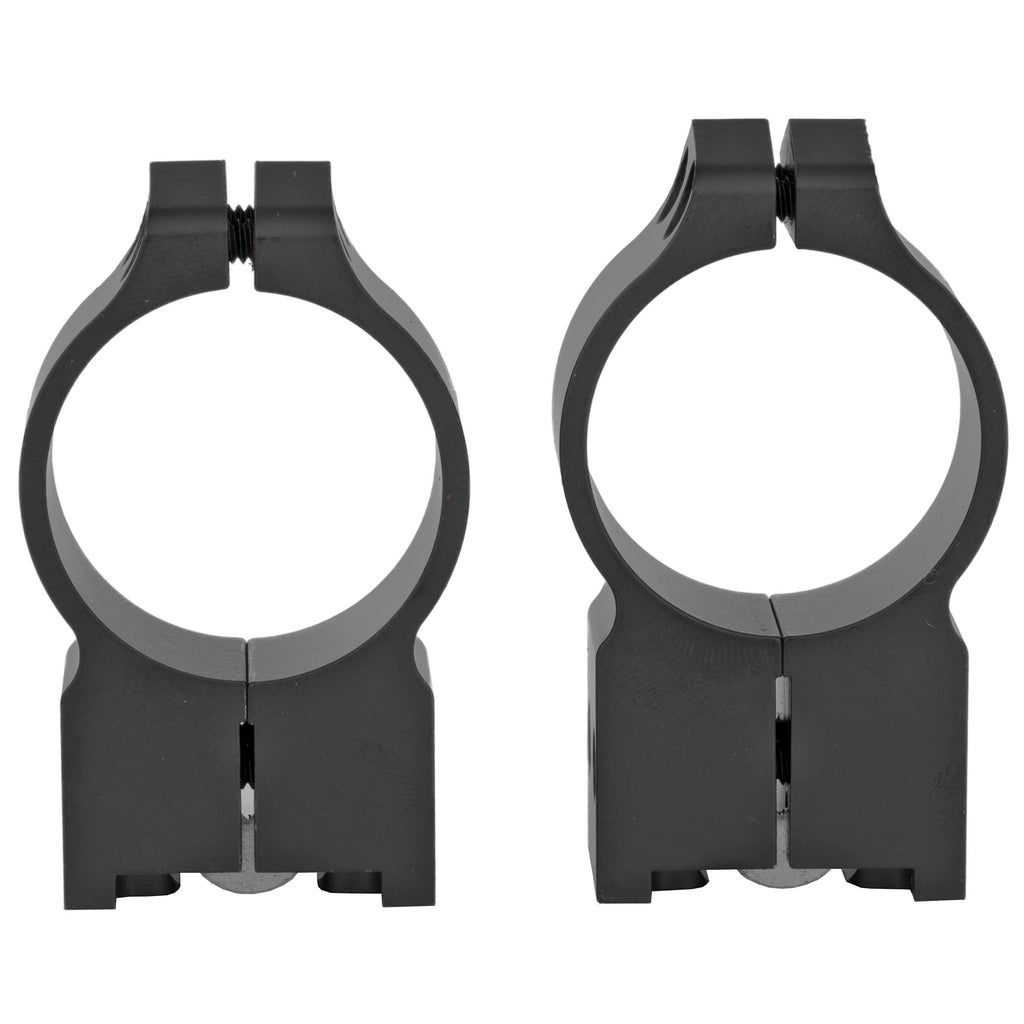Warne Ruger M77 30mm High Matte Scope Rings - Black