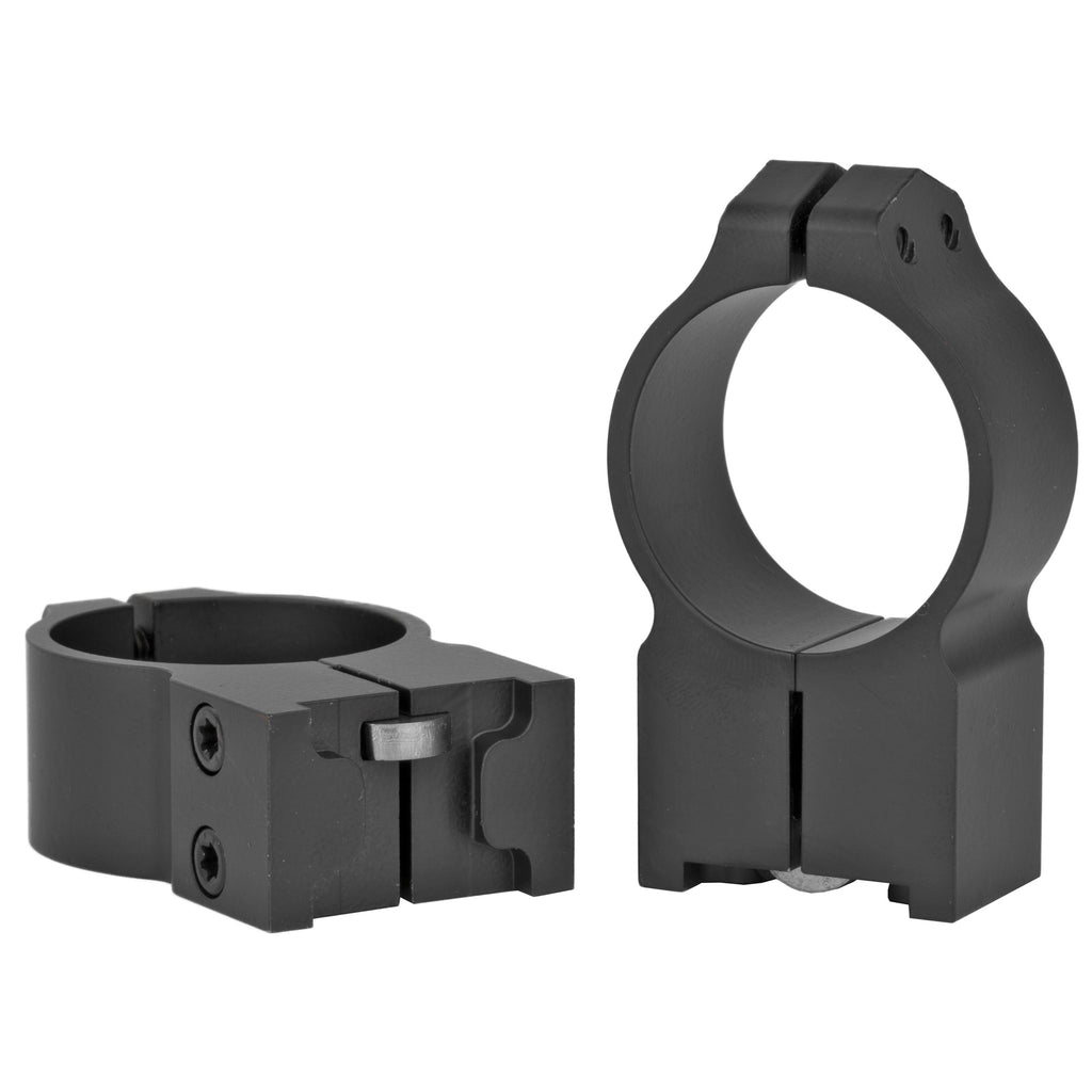 Warne Ruger M77 30mm High Matte Scope Rings - Black