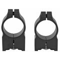 Warne Ruger M77 Fixed Medium Black Rifle Scope Rings (Part #1R7M)