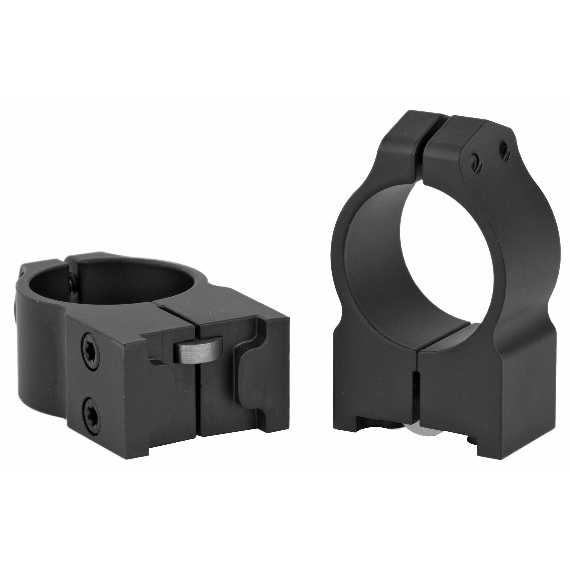 Warne Ruger M77 Fixed Medium Black Rifle Scope Rings (Part #1R7M)