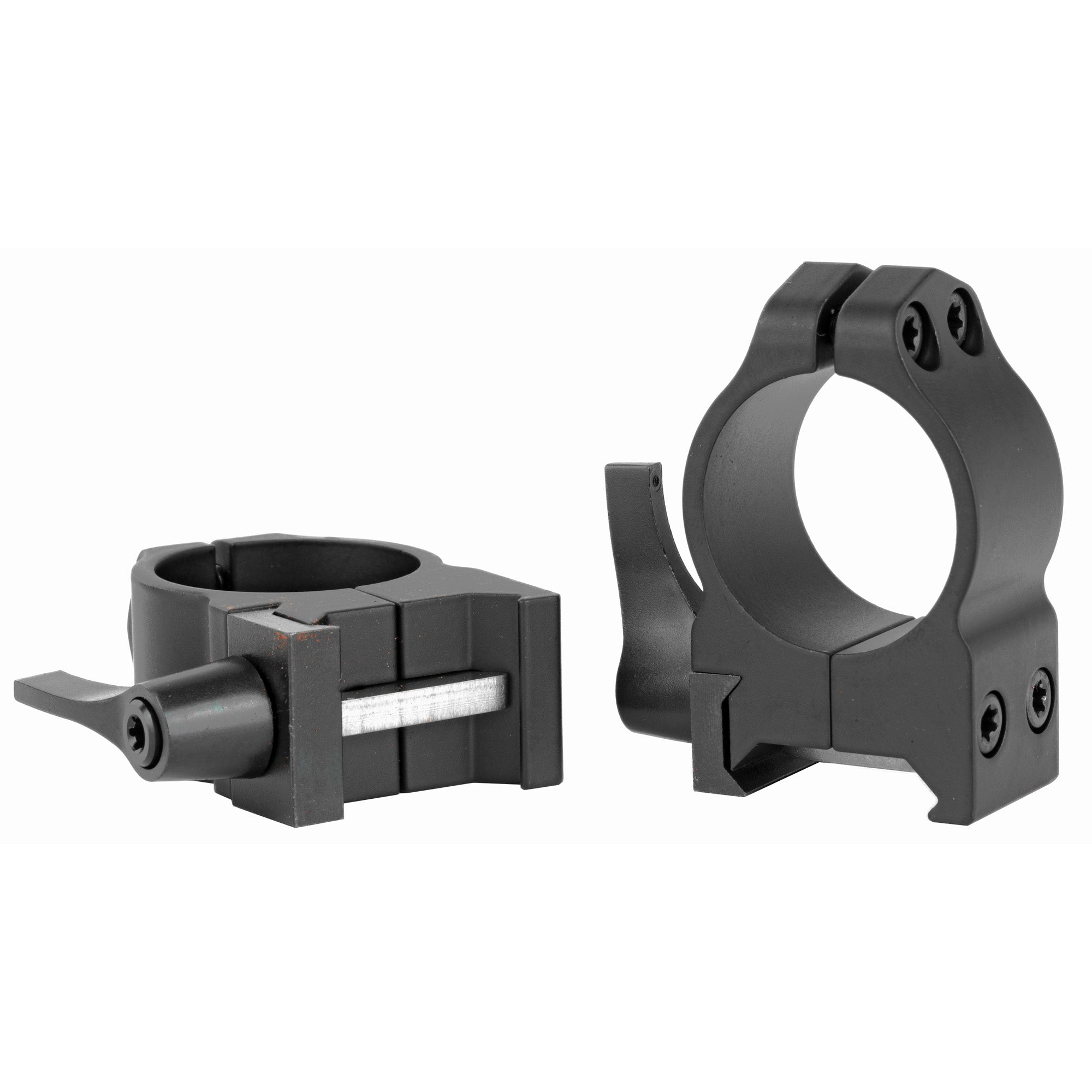Warne Maxima QD 1 Medium Matte Scope Rings with Quick Detach Lever System