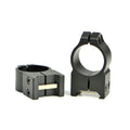 Warne Maxima 1 High Matte Scope Rings - Black
