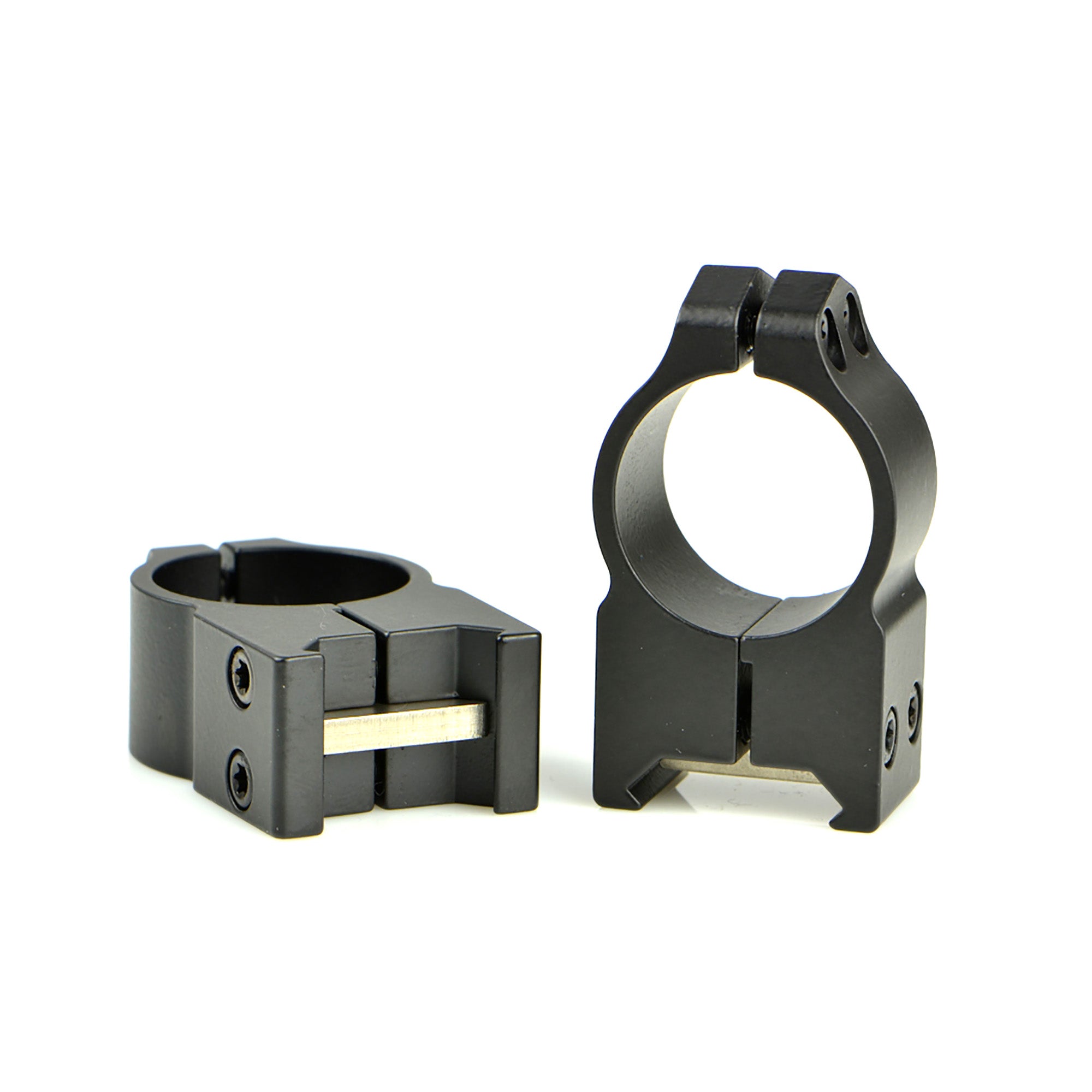 Warne Maxima 1 High Matte Scope Rings - Black