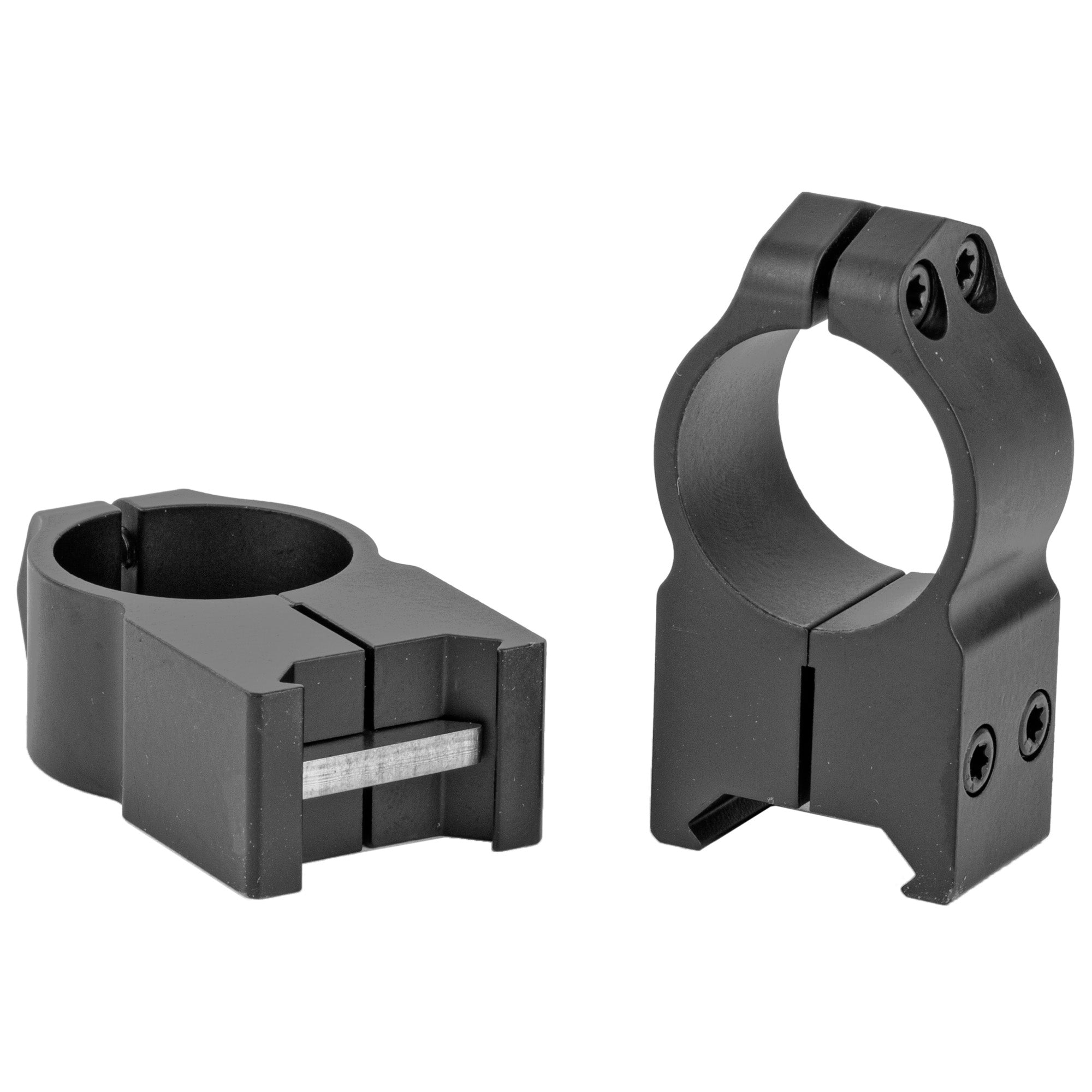 Warne Maxima 1 Extra High Matte Scope Rings - Black