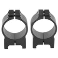Warne Maxima 30mm Medium Matte Fixed Ring Set for Weaver-Style Bases