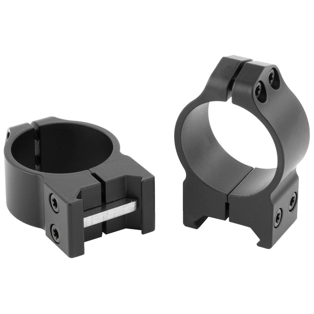 Warne Maxima 30mm Medium Matte Fixed Ring Set for Weaver-Style Bases