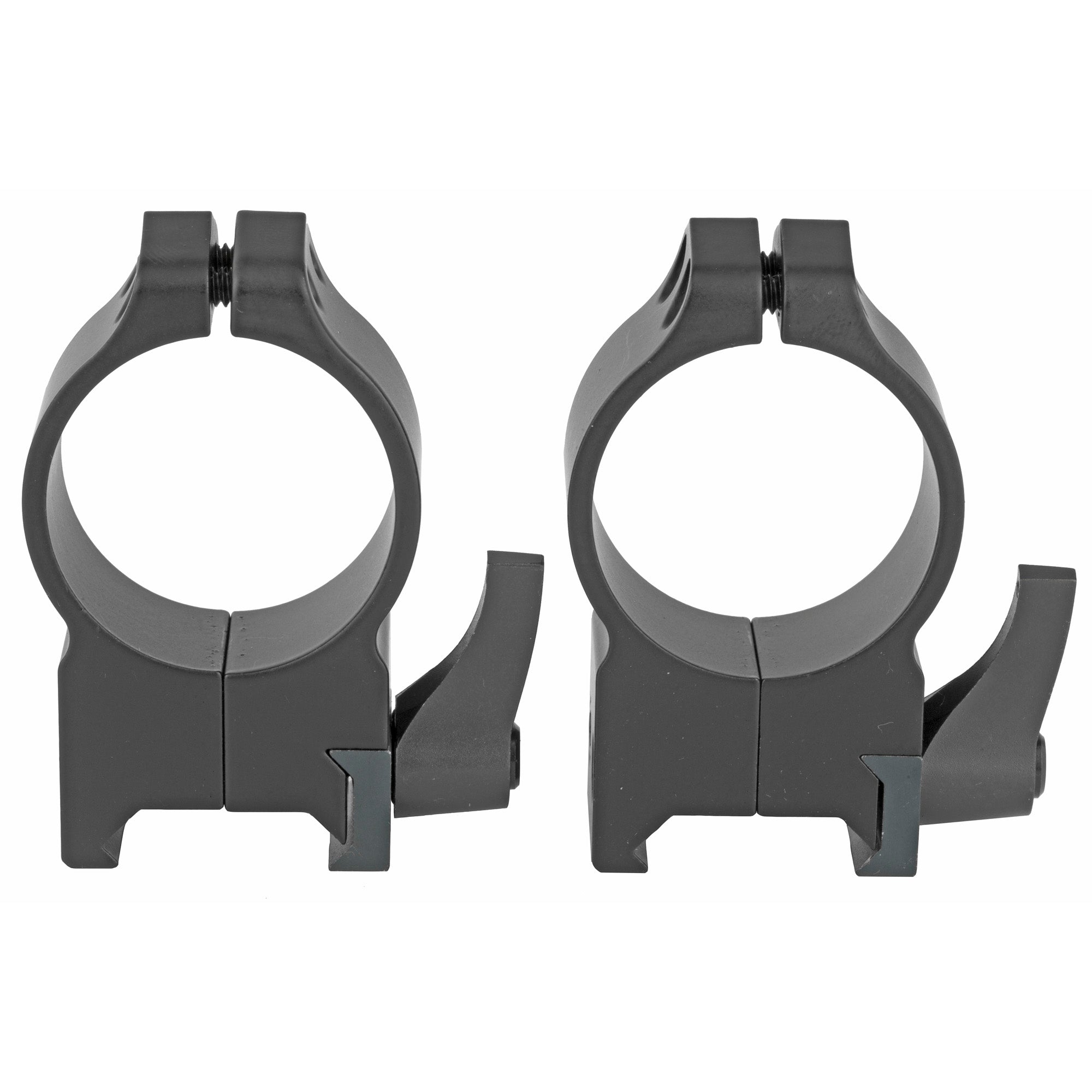 Warne Maxima QD 30mm High Matte Scope Rings with Quick Detach Lever System