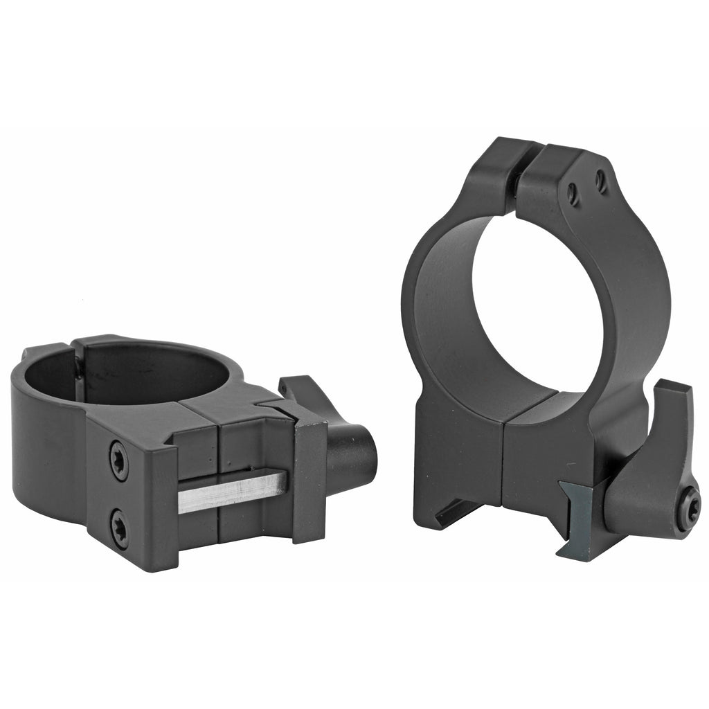 Warne Maxima QD 30mm High Matte Scope Rings with Quick Detach Lever System