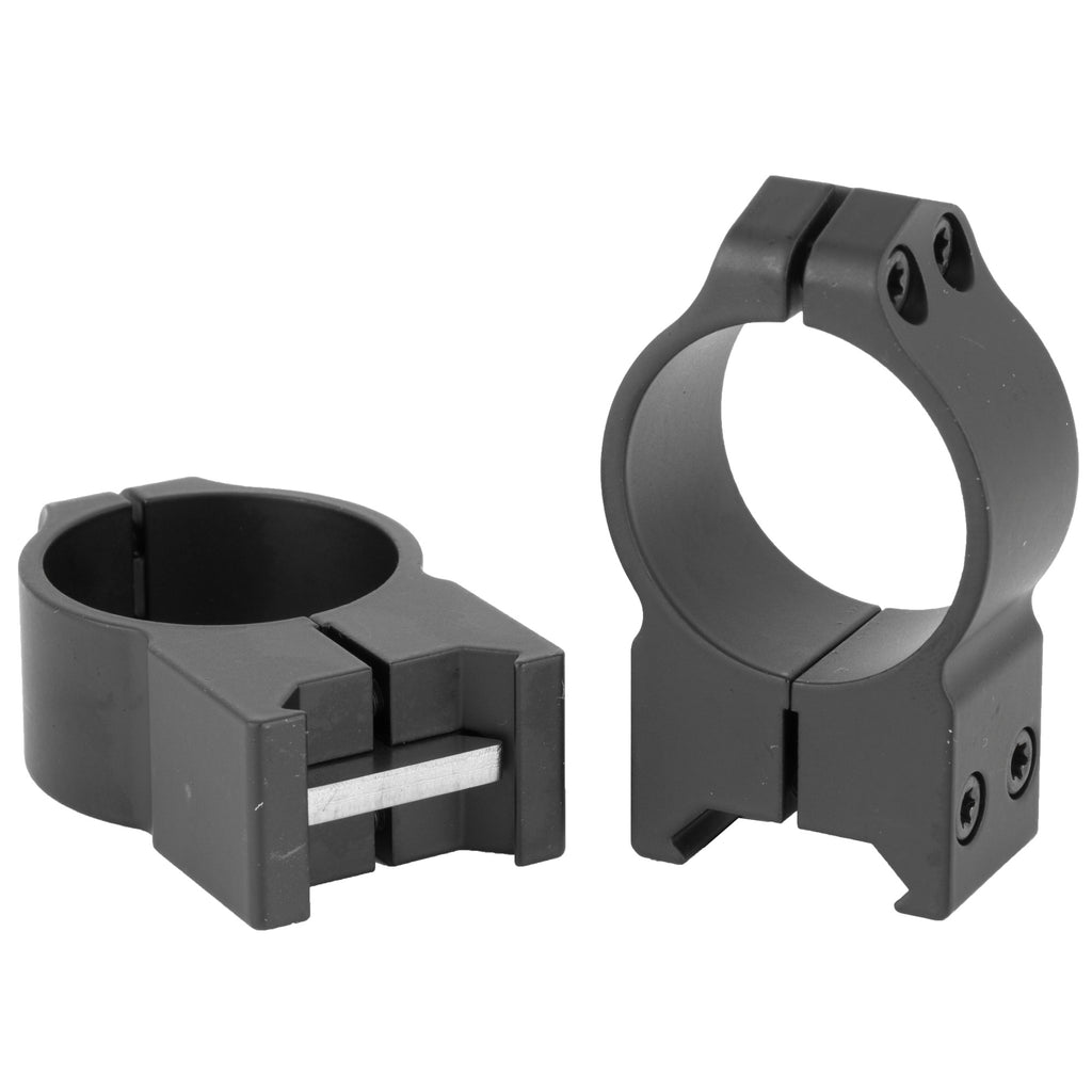 Warne Maxima 30mm High Matte Scope Rings – Precision Fixed Rings with Recoil Control