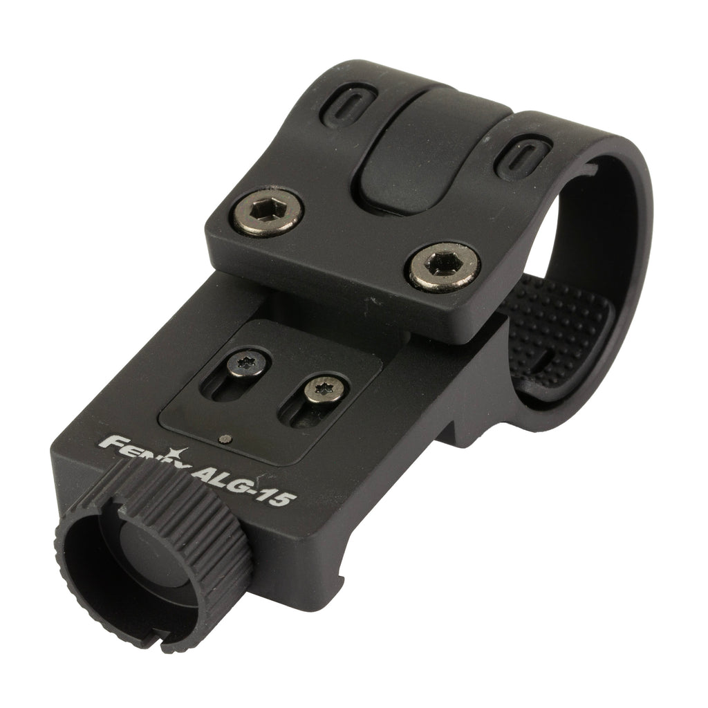 Fenix ALG-15 Picatinny Rail Mount for Flashlights - Durable Aluminum Black