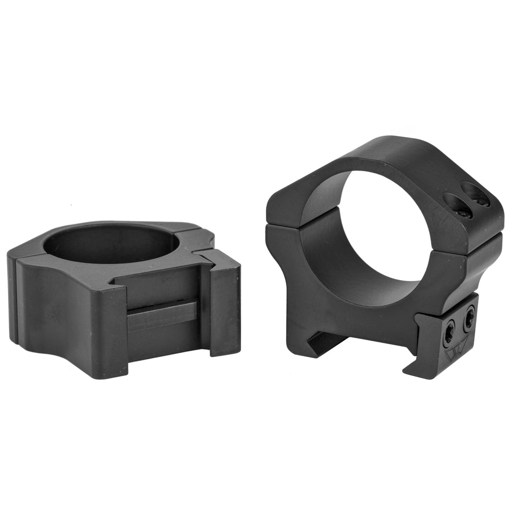 Warne Maxima Horizontal Low Profile Scope Rings - Model 500M, Black