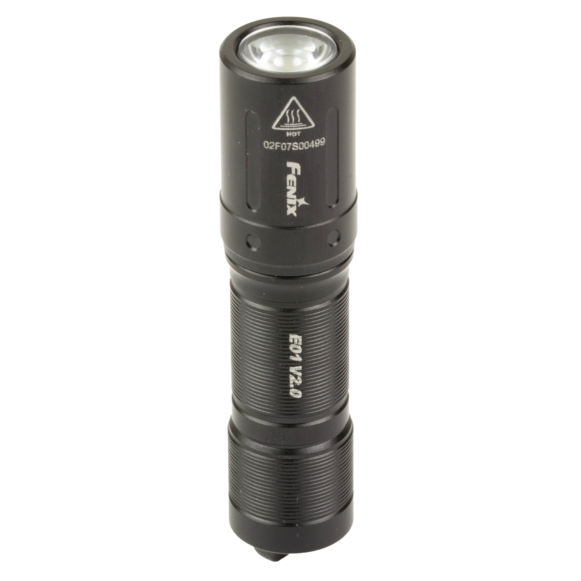 FENIX E01 V2 100 Lumen Keychain Flashlight - Compact, Waterproof, Dustproof Black