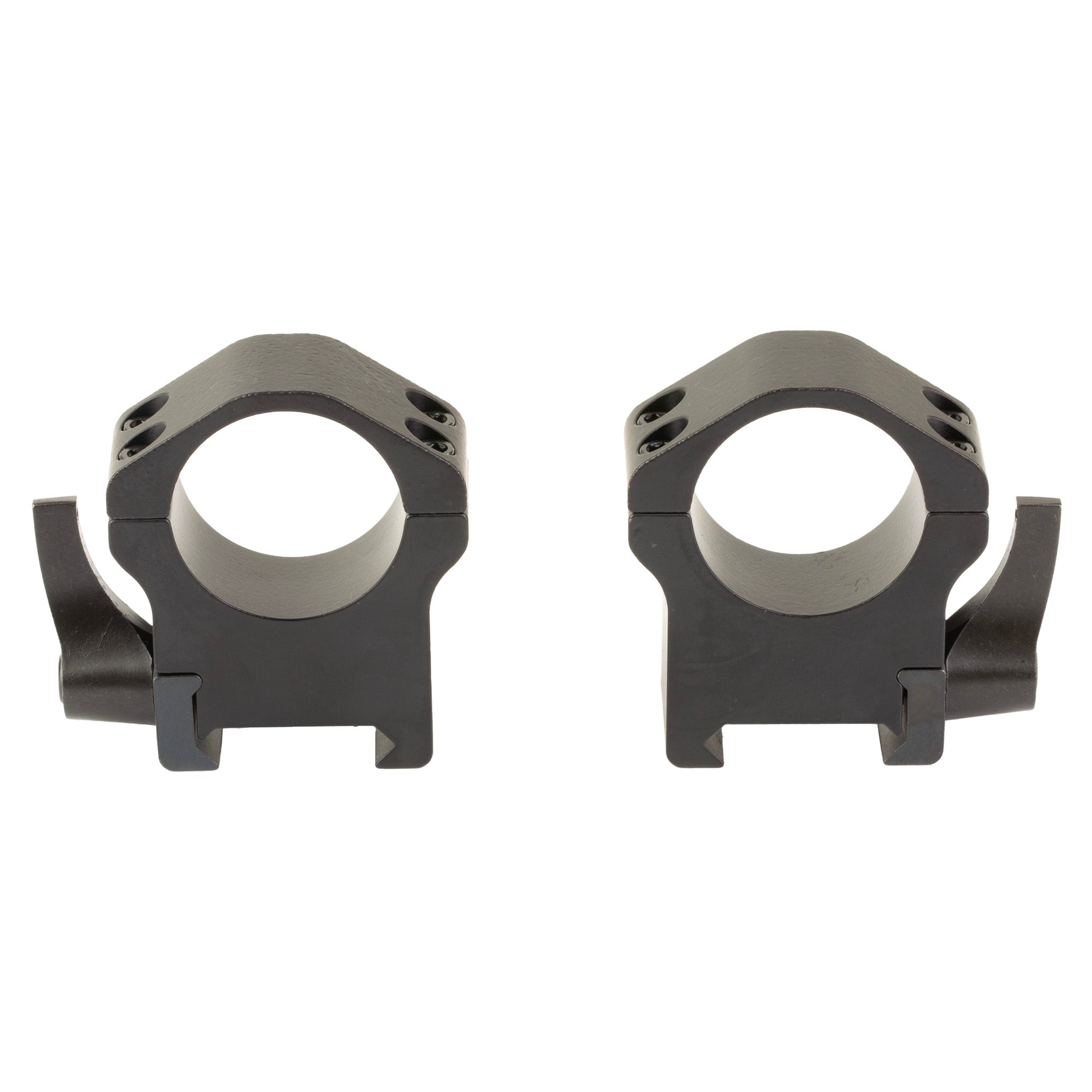 Warne Maxima 1 High Horizontal Quick Detach Scope Rings in Black