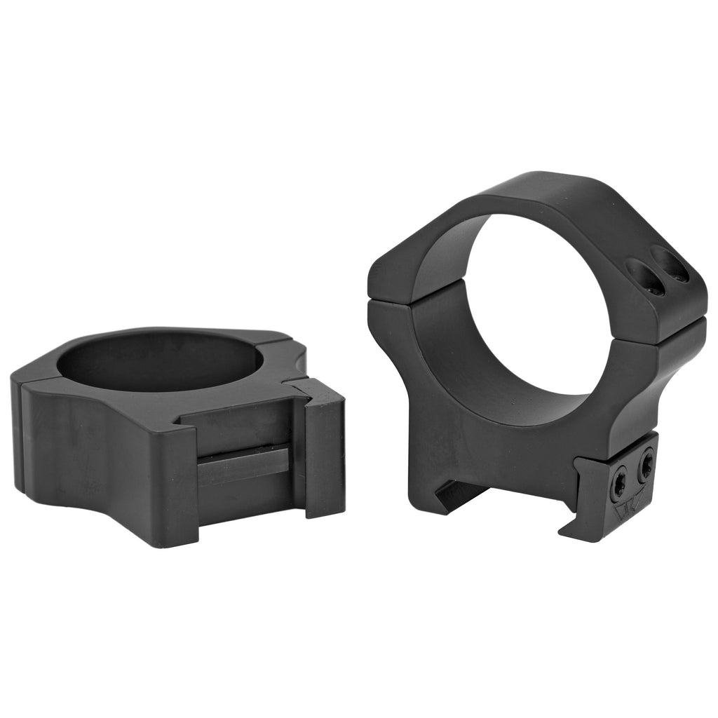 Warne Maxima Horizontal 30mm Medium Matte Scope Rings - Black