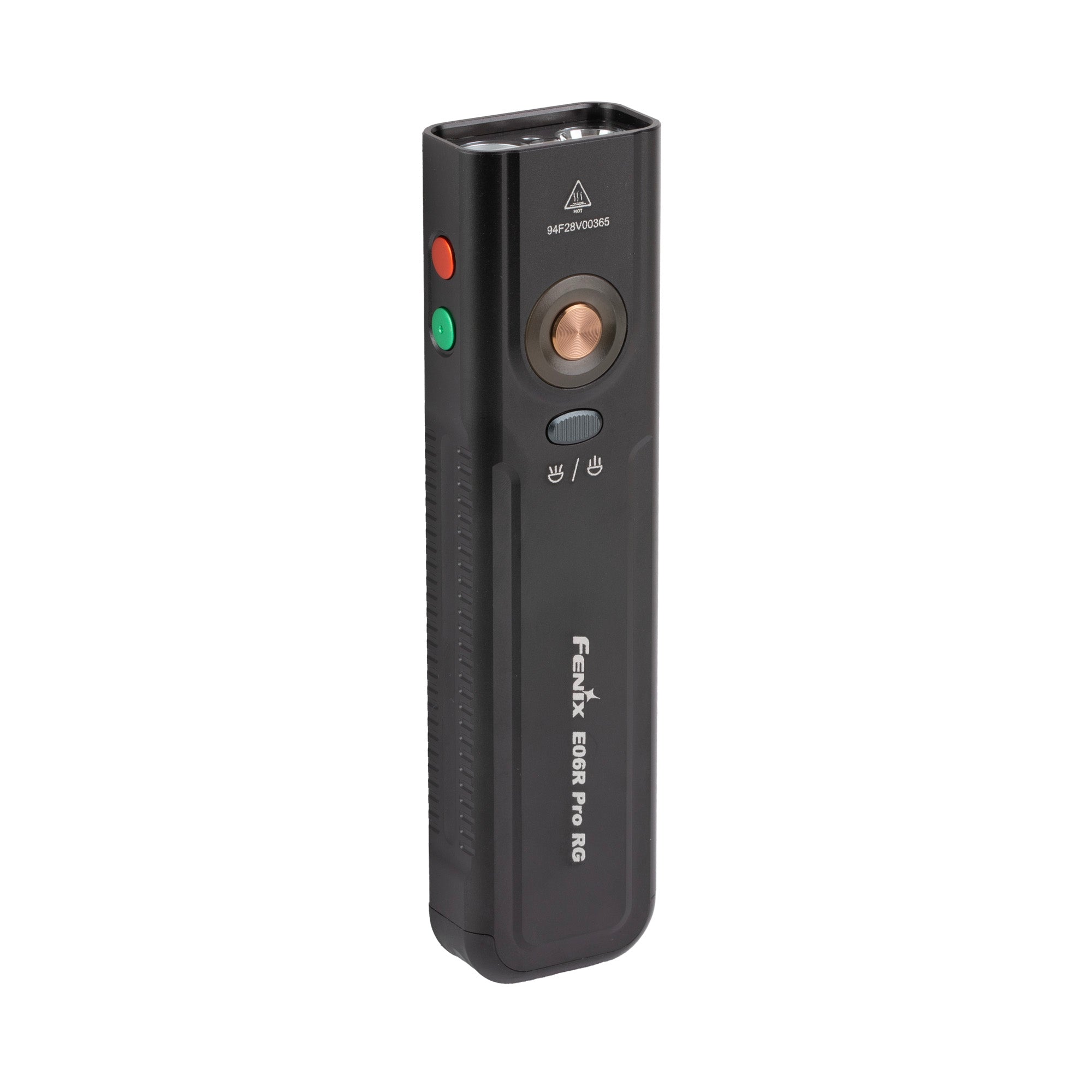 FENIX E06R PRO RG Rechargeable Flashlight with Red Light and Green Laser – Black