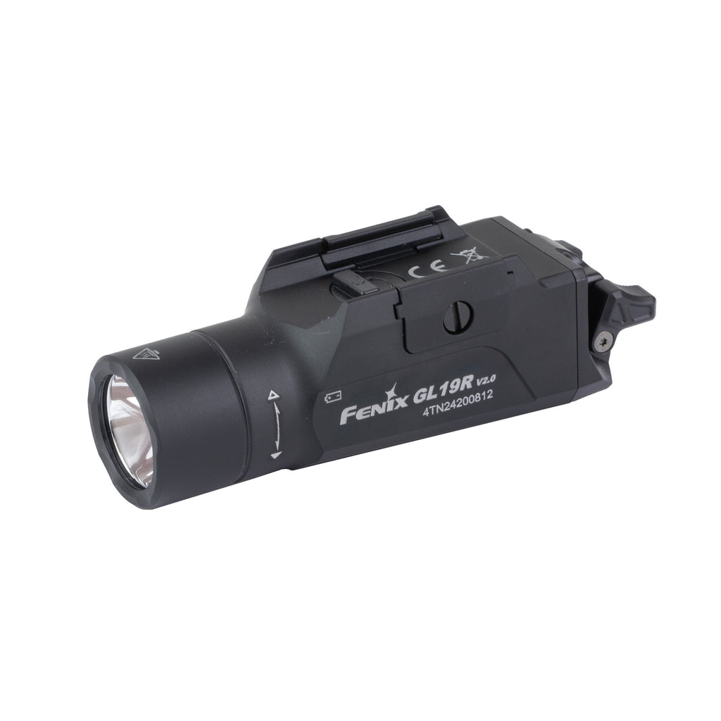 FENIX GL19R V2 1200 Lumens Tactical Weapon Light for Pistols with USB-C Rechargeable Battery