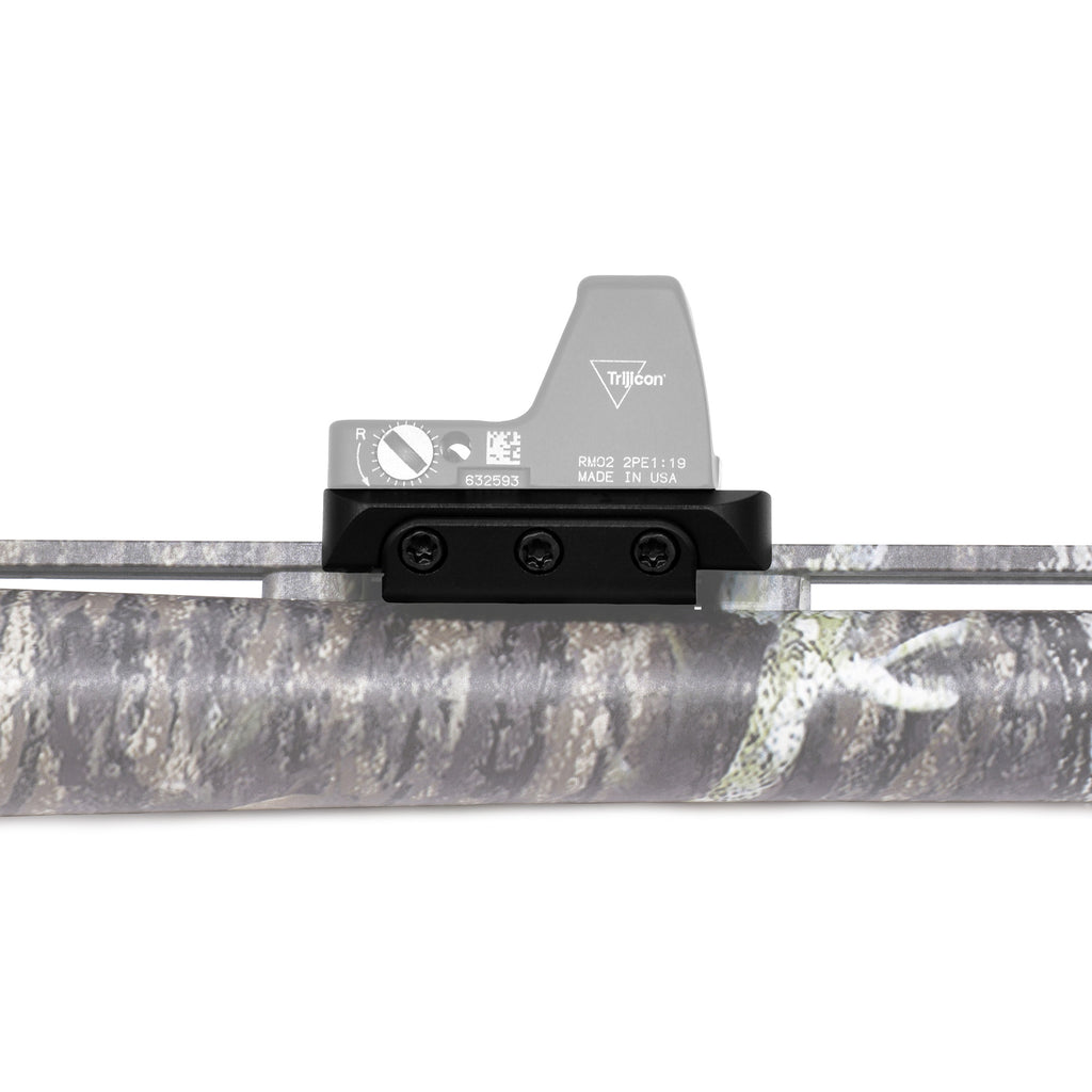 Warne Red Dot Riser Mount for Reflex Sight – Adjustable Height for Shotgun and Rifle Optics