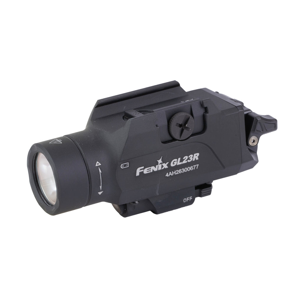 FENIX GL23R 1200 Lumen Rechargeable Weapon Light with Green Laser for Full-Sized Pistols