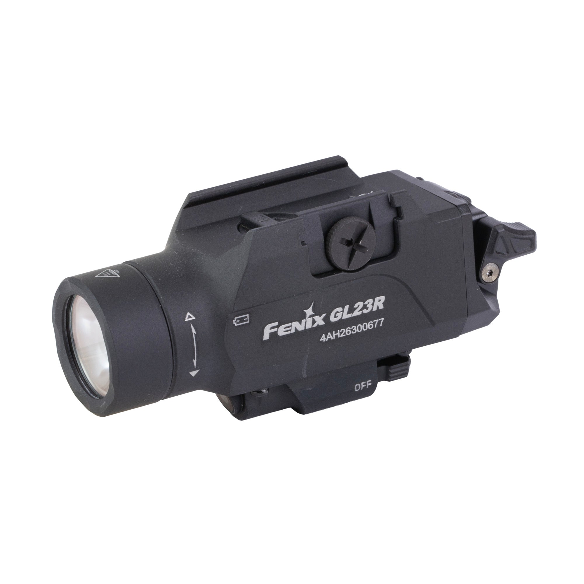 FENIX GL23R 1200 Lumen Rechargeable Weapon Light with Green Laser for Full-Sized Pistols