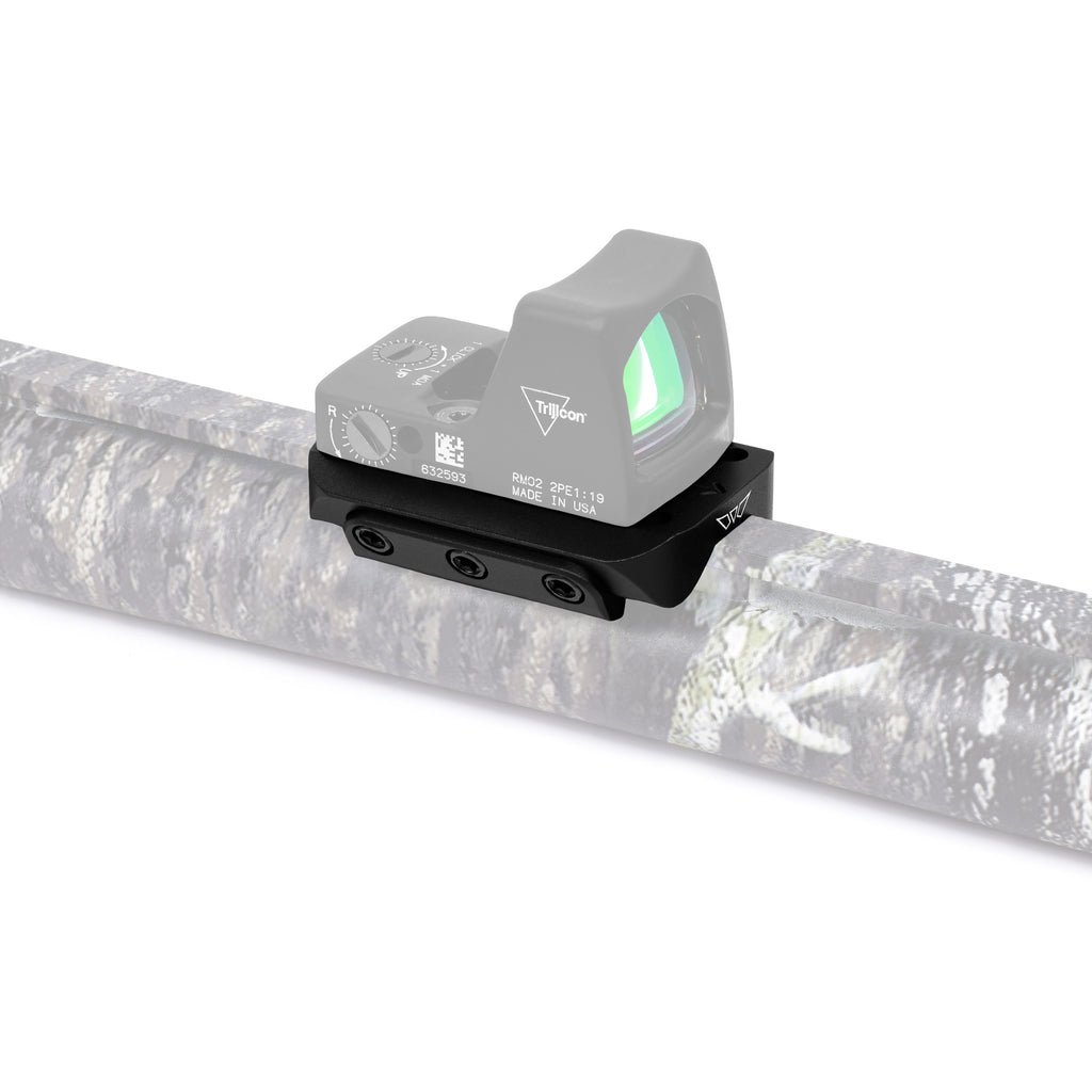 Warne Red Dot Riser Mount for Reflex Sight – Adjustable Height for Shotgun and Rifle Optics