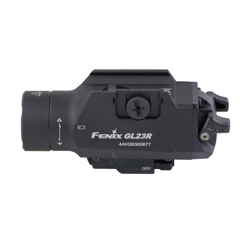 FENIX GL23R 1200 Lumen Rechargeable Weapon Light with Green Laser for Full-Sized Pistols