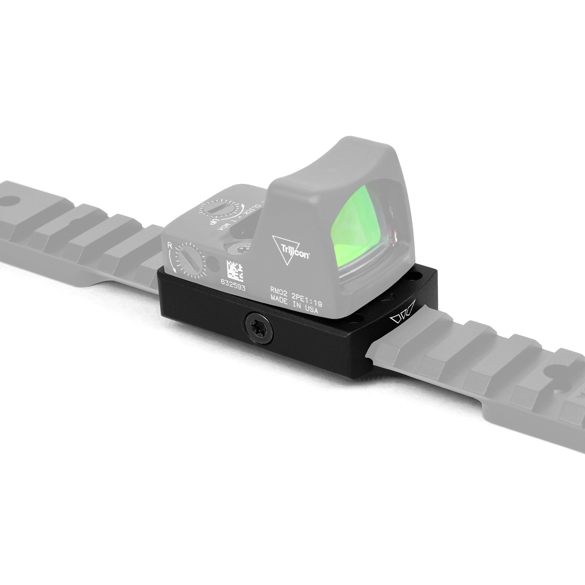 Warne Red Dot Low Pro Reflex Mount (Part No. 6109M) for Optics and Rifles