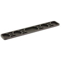 Warne Tactical 8-inch M-LOK ARCA Rail - Black, Model 6205M