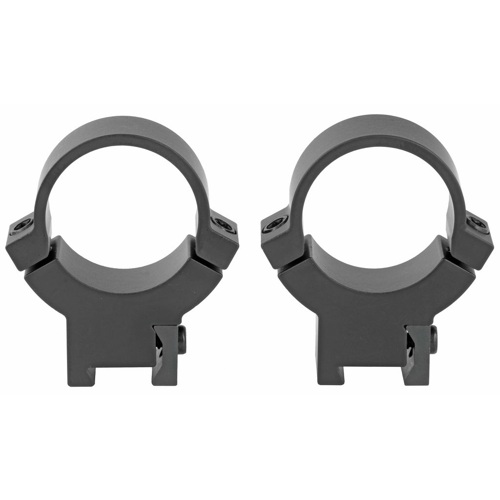 Warne 7.3 Series 1 High Matte Rimfire Rings - Versatile 3/8" and 11mm Dovetail Compatibility