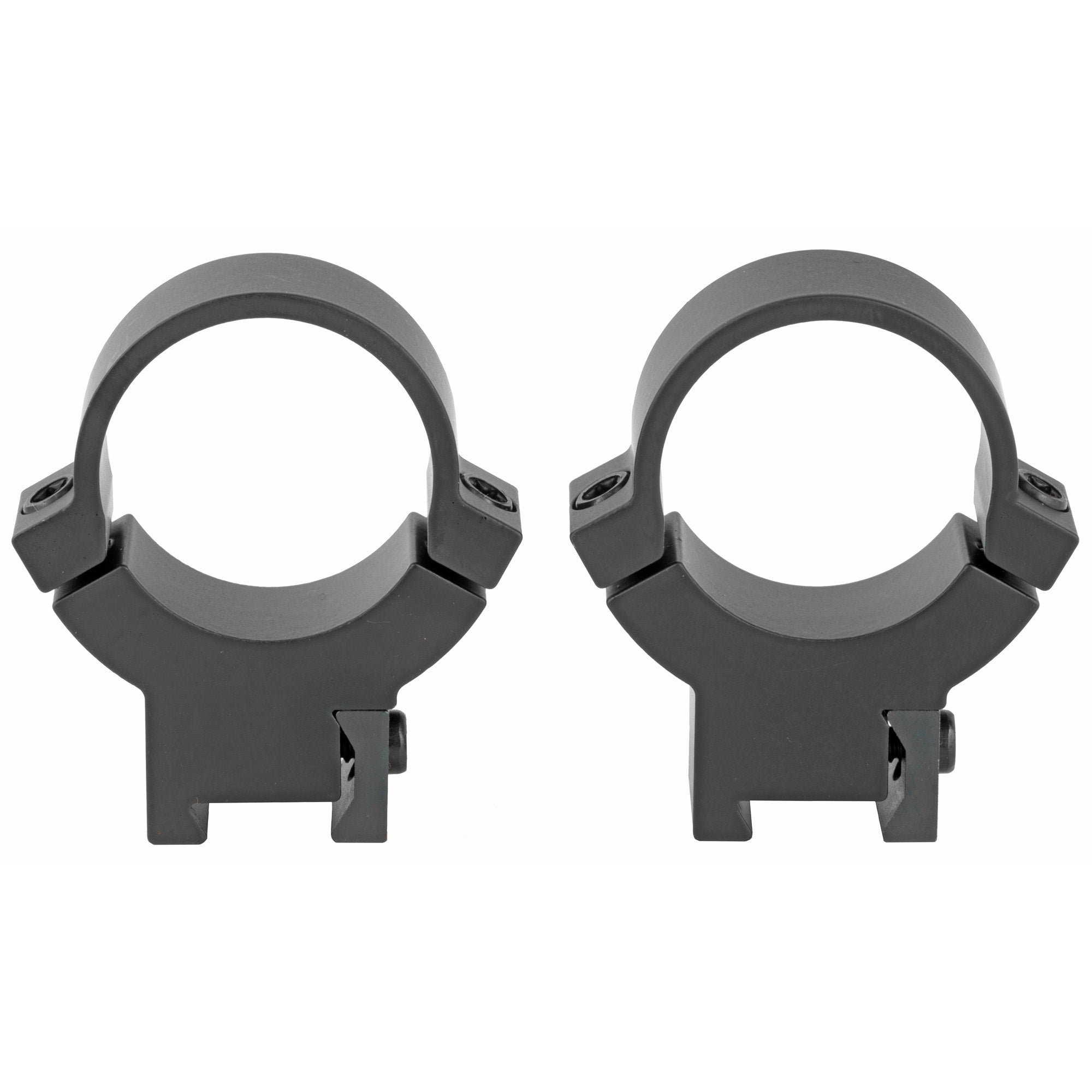 Warne 7.3 Series 1 High Matte Rimfire Rings - Versatile 3/8" and 11mm Dovetail Compatibility