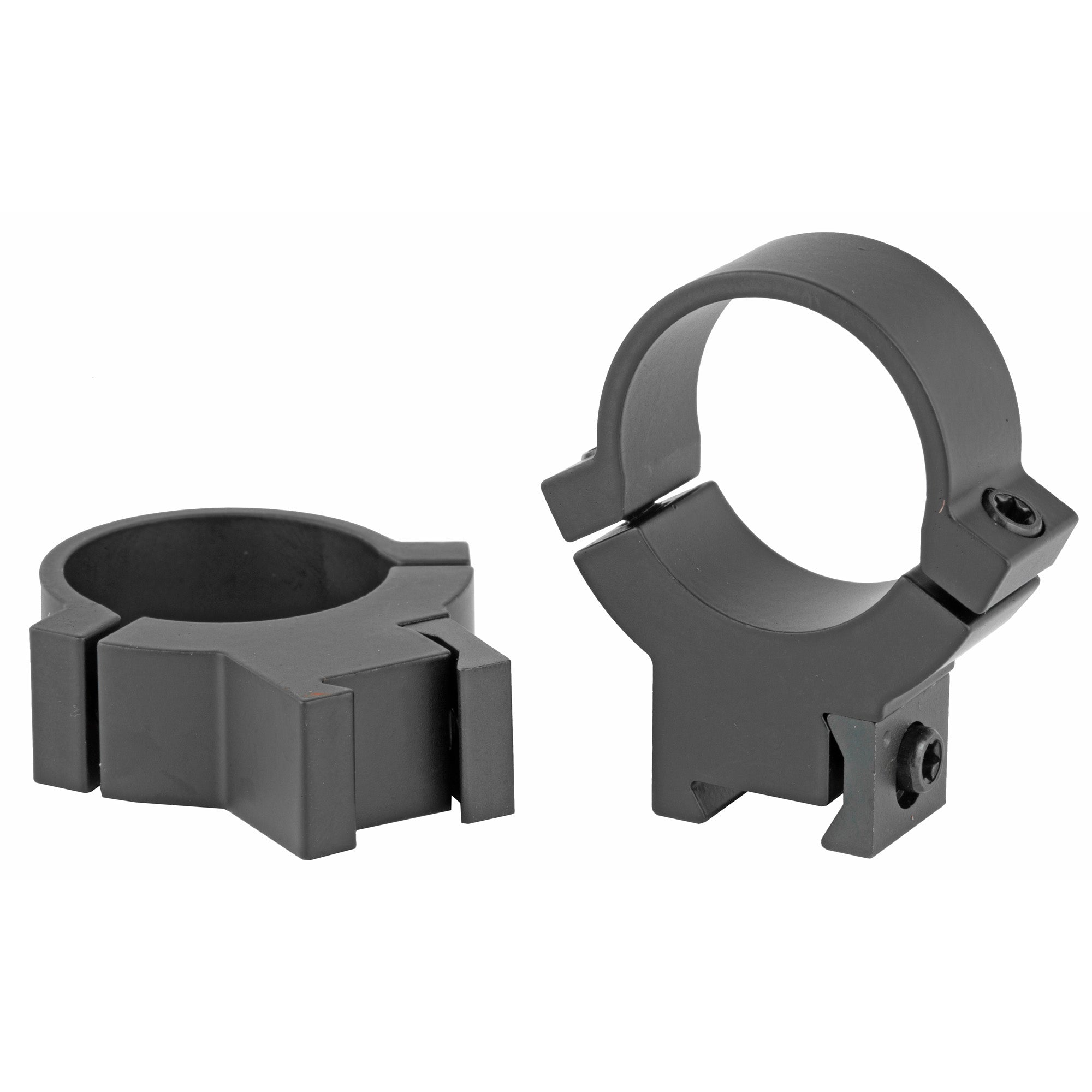 Warne 7.3 Series 1 High Matte Rimfire Rings - Versatile 3/8" and 11mm Dovetail Compatibility