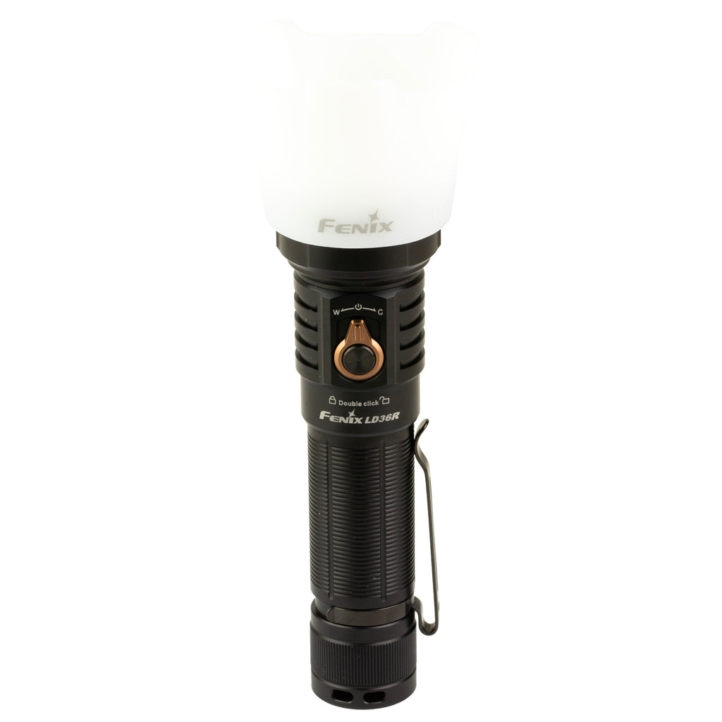 FENIX LD36R 3600 Lumen Multicolor Flashlight with Diffuser and Rechargeable Battery