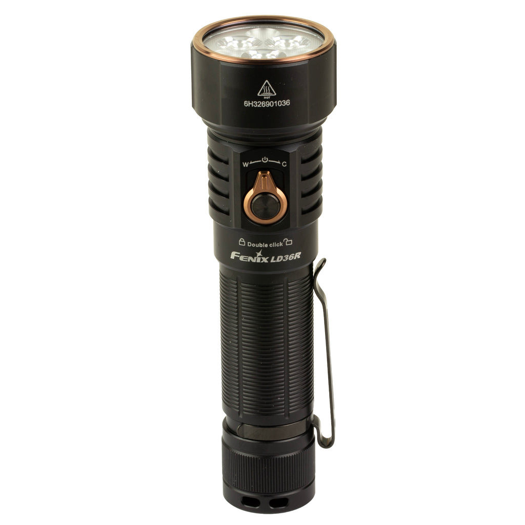 FENIX LD36R 3600 Lumen Multicolor Flashlight with Diffuser and Rechargeable Battery