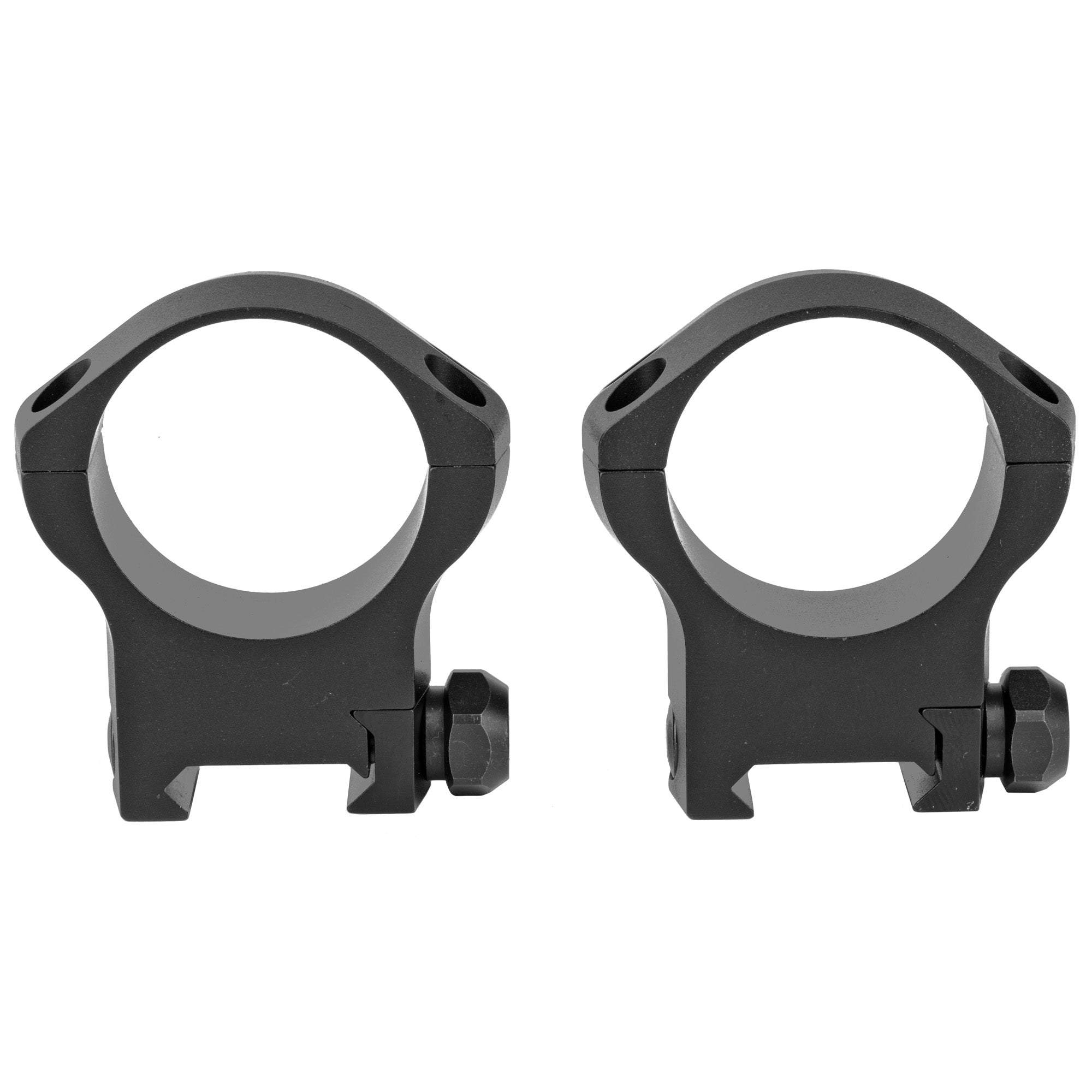 Warne Mountain Tech 35mm High Matte Scope Mount Rings - Precision Lightweight Mounting System