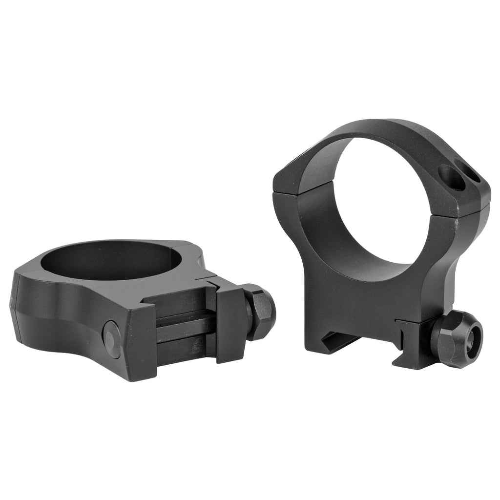 Warne Mountain Tech 35mm High Matte Scope Mount Rings - Precision Lightweight Mounting System