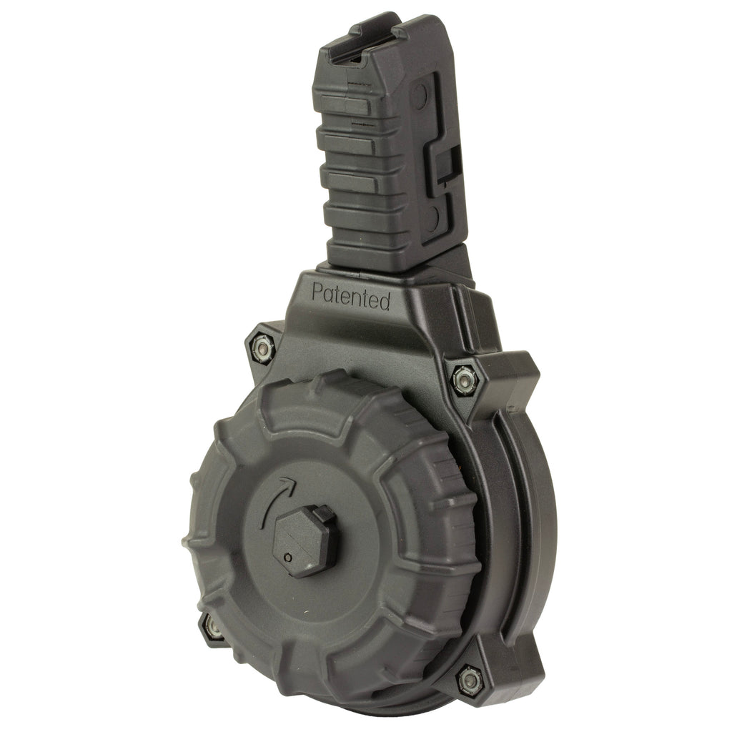 ProMag Industries DRM-A125 50-Round 9mm Polymer Drum Magazine - Black