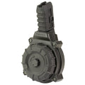 ProMag Industries DRM-A125 50-Round 9mm Polymer Drum Magazine - Black