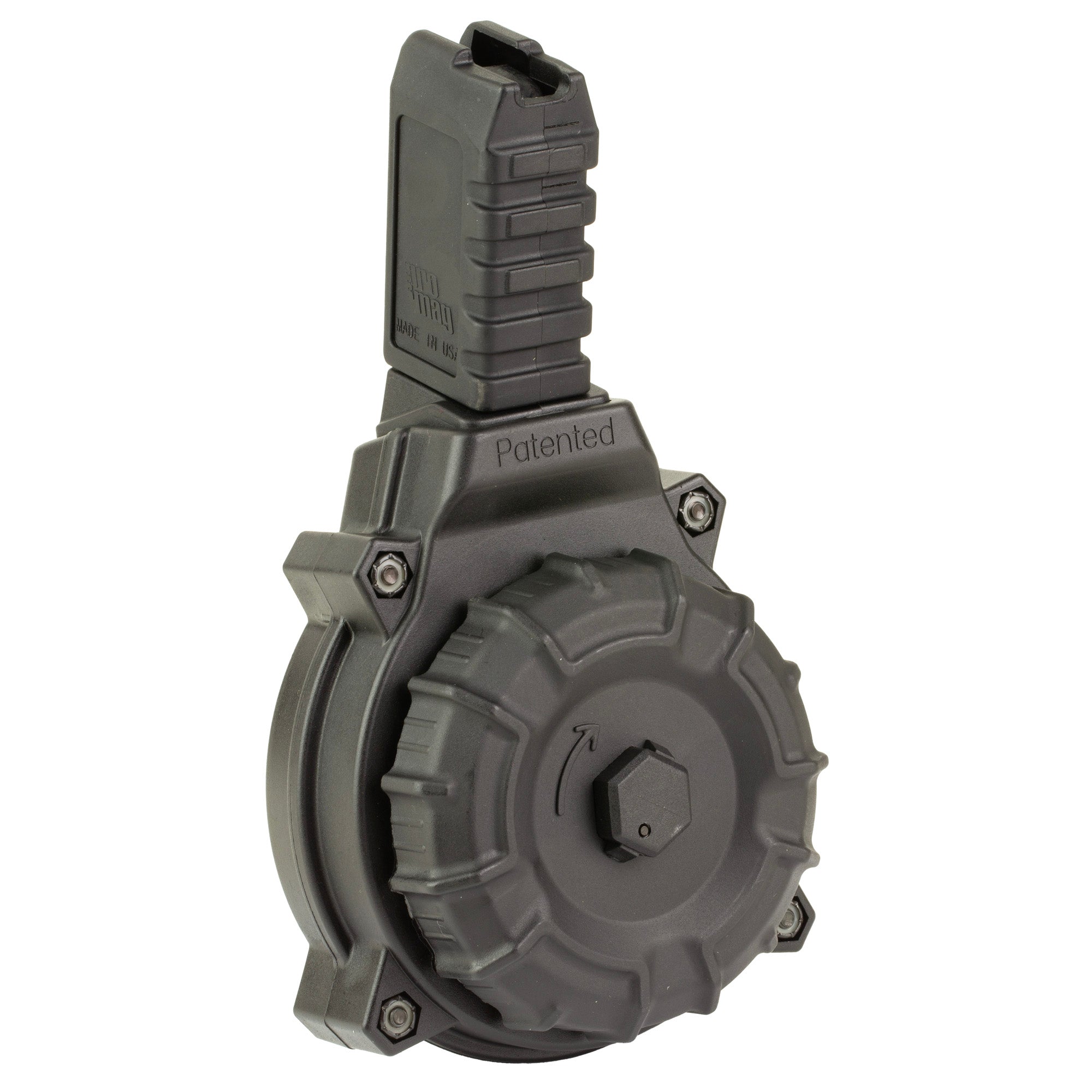 ProMag Industries DRM-A125 50-Round 9mm Polymer Drum Magazine - Black